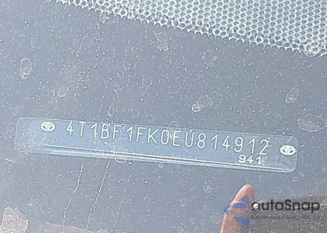 2014 Toyota Camry Se из США, поврежденный, VIN 4T1BF1FK0EU814912